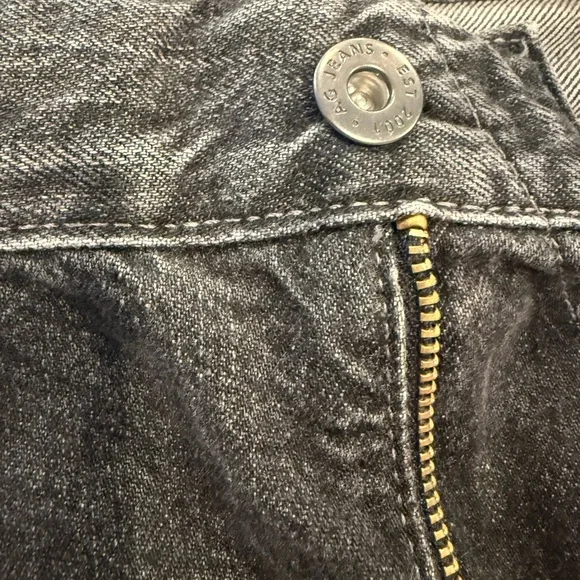 AG Adriano Goldschmied Hailey Relaxed Jean Short Black Stone 28 - Picture 10 of 11